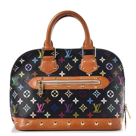 louis vuitton multicolor alma mm|louis vuitton multicolor monogram bag.